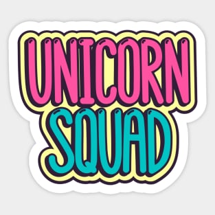 Unicorn squad Sticker